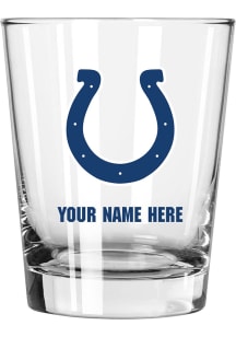 Indianapolis Colts Personalized 15oz Double Old Fashioned Rock Glass