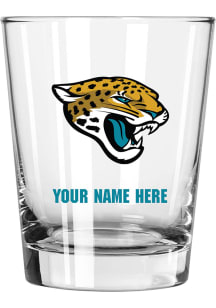 Jacksonville Jaguars Personalized 15oz Double Old Fashioned Rock Glass