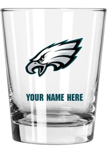 Philadelphia Eagles Personalized 15oz Double Old Fashioned Rock Glass