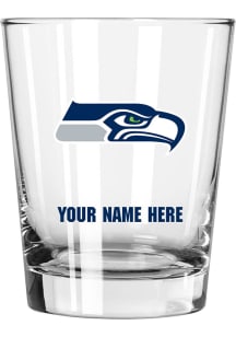 Seattle Seahawks Personalized 15oz Double Old Fashioned Rock Glass