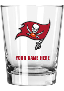 Tampa Bay Buccaneers Personalized 15oz Double Old Fashioned Rock Glass