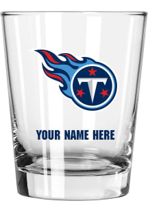 Tennessee Titans Personalized 15oz Double Old Fashioned Rock Glass