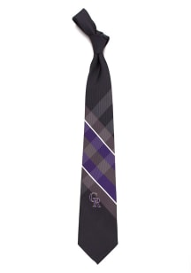 Colorado Rockies Grid Neck Mens Tie