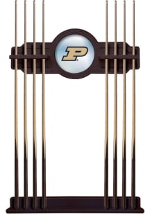 Ash Purdue Boilermakers Solid Wood Cue Rack Pool Table