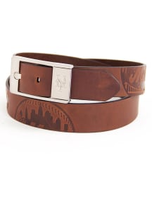 New York Mets Leather Brandish Mens Belt