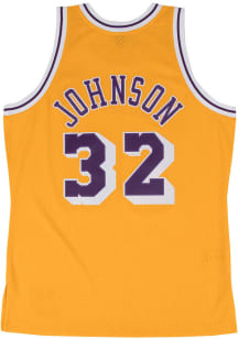 Magic Johnson Los Angeles Lakers Mitchell and Ness 1964 Swingman Jersey Big and Tall