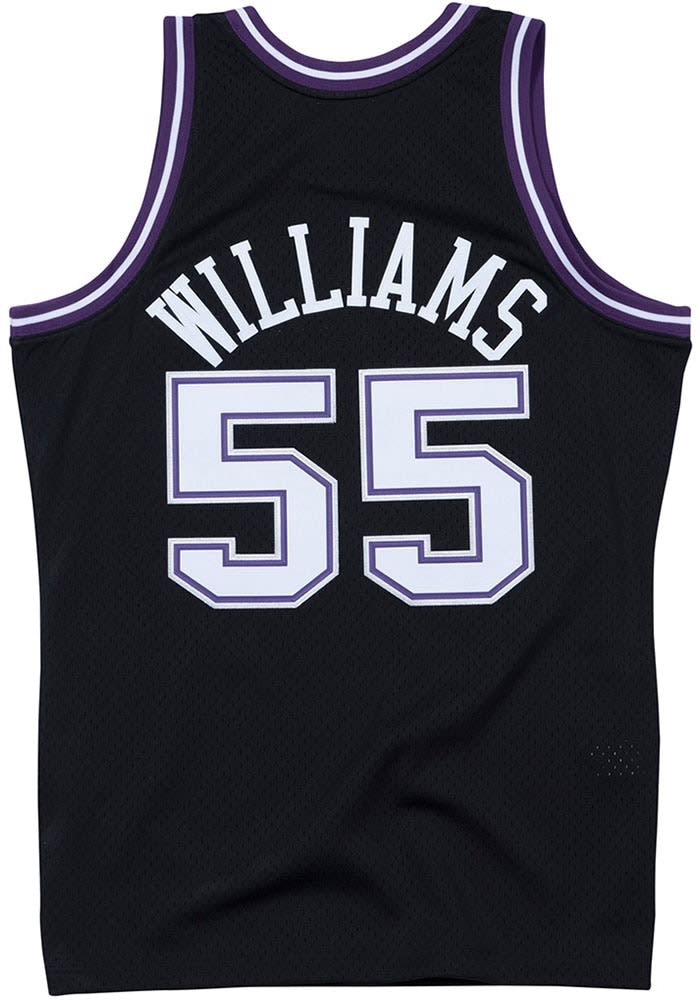 Jason Williams Sacramento Kings Mitchell and Ness 2000 Swingman Jersey Big and Tall BLACK