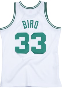 Larry Bird Boston Celtics Mitchell and Ness 85-86 Swingman Jersey Big and Tall