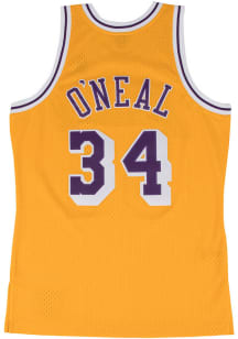 Shaquille O'Neal Los Angeles Lakers Mitchell and Ness 96-97 Swingman Jersey Big and Tall