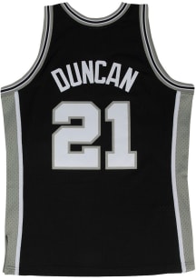 Tim Duncan San Antonio Spurs Mitchell and Ness 98-99 Swingman Jersey Big and Tall