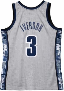 Allen Iverson Georgetown Hoyas Mitchell and Ness Swingman Jersey Big and Tall