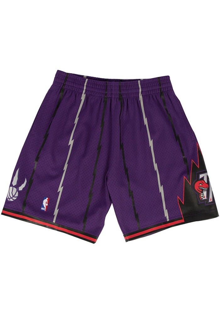 Mitchell and Ness Toronto Raptors Mens Purple 1998 Swingman Big and Tall Shorts