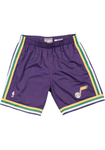 Mitchell and Ness Utah Jazz Mens Purple Swingman Big and Tall Shorts