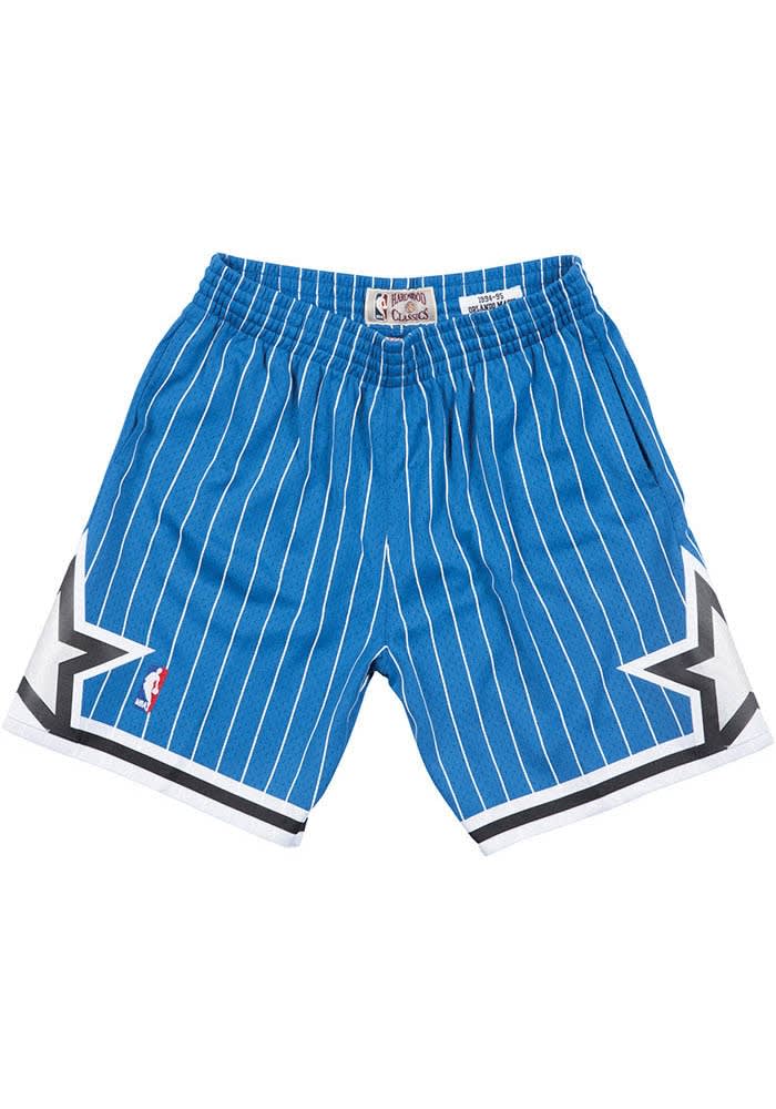 Orlando Magic Mens Mitchell and Ness BLUE Swingman Shorts - 63700065