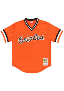 Cal Ripken Jr Baltimore Orioles Mitchell and Ness Batting Practice Jersey Big and Tall