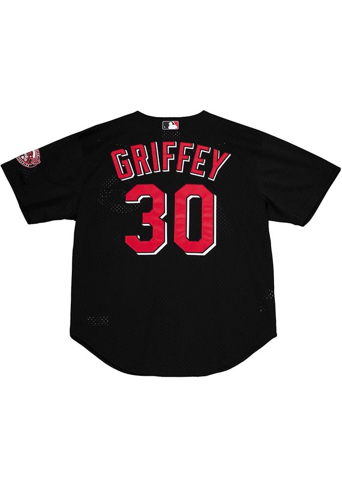 Ken Griffey Jr. Cincinnati Reds Mitchell and Ness BLACK