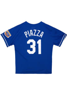 Mike Piazza Los Angeles Dodgers Mitchell and Ness Batting Practice Jersey Big and Tall