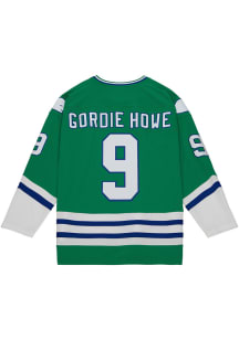 Gordie Howe Hartford Whalers Mitchell and Ness Blue Line Jersey Big and Tall