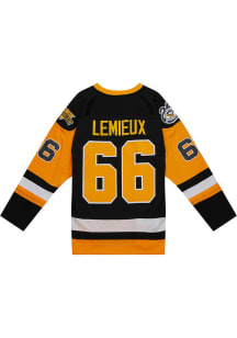 Mario Lemieux Pittsburgh Penguins Mitchell and Ness Blue Line Jersey Big and Tall