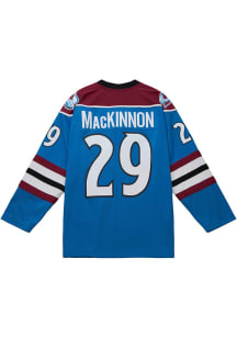 Nathan MacKinnon Colorado Avalanche Mitchell and Ness Blue Line Jersey Big and Tall