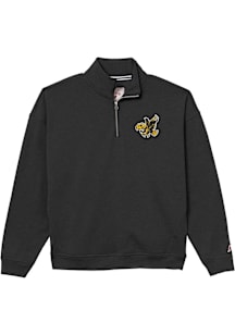 Iowa Hawkeyes Womens Black Relaxed Victory Springs Qtr Zip