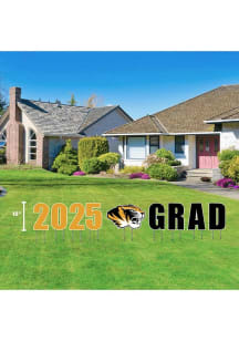 Missouri Tigers 2025 Grad Yard Sign - Black