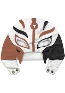 Forever Collectibles Texas Longhorns Burnt Orange Novelty Plush Lucha Mask Mens Knit Hat