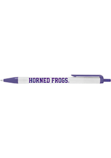 TCU Horned Frogs Biz Click Stick Single Pen - Purple