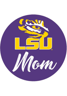 LSU Tigers 3&quot; Mom Button - Purple