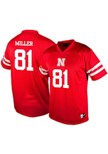 Mens Nebraska Cornhuskers Red Genuine Collective NIL Football Jersey