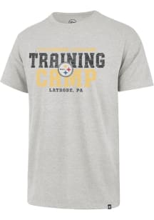 47 Pittsburgh Steelers Ash Training Camp Short Sleeve Fashion T Shirt
