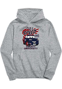 Vive La Fete Liberty Flames Youth Grey Full Speed Long Sleeve Hoodie
