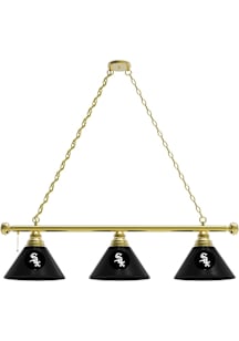 Chicago White Sox 3 Shade Gold Billiard Lamp