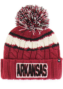 47 Arkansas Razorbacks Red Emma Cuff Womens Knit Hat