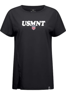 Levelwear USMNT Womens Black Influx Reunion Short Sleeve T-Shirt