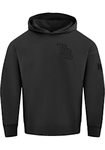 Pro Standard Tampa Bay Rays Mens Black Neutral Long Sleeve Hoodie