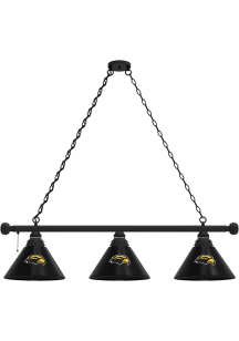 Southern Mississippi Golden Eagles 3 Shade Black Billiard Lamp