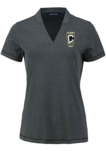 Cutter and Buck Columbus Crew Womens Black Forge Short Sleeve T-Shirt