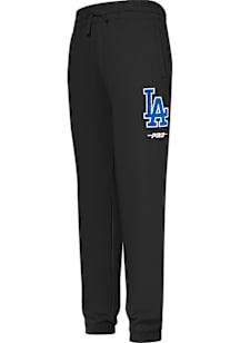 Pro Standard Los Angeles Dodgers Youth Black Classic Chenille Sweatpants