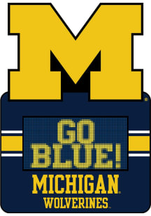 Navy Blue Michigan Wolverines LED Marquee Sign