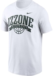 Nike Michigan State Spartans White Izzone Short Sleeve T Shirt