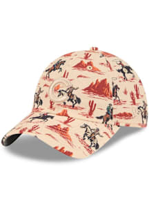 New Era Chicago Cubs Natural 2026 MLB Spring Training Fan Pack Prints Casual Classic Womens Adjust..