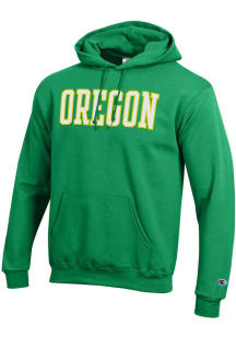 Champion Oregon Ducks Mens Green Powerblend Long Sleeve Hoodie