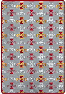 Iowa State Cyclones Twin XL Plush 65 x 90 Fleece Blanket - Cardinal
