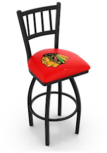 Chicago Blackhawks Swivel Counter Pub Stool - Black
