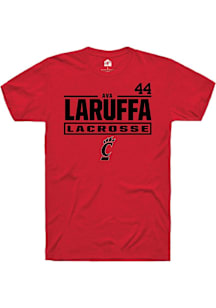 Ava LaRuffa Cincinnati Bearcats Red NIL Stacked Box Short Sleeve Player T Shirt