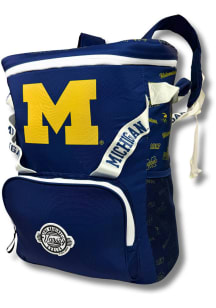 Navy Blue Michigan Wolverines Backpack Cooler