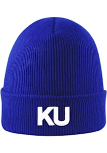 LogoFit Kansas Jayhawks Blue North Pole Mens Knit Hat
