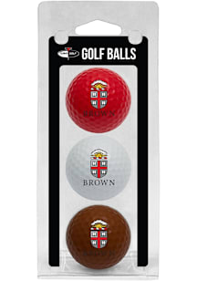 Brown Bears 3 Pack Golf Balls