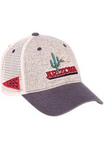 Zephyr Arizona Wildcats Scholarship Adjustable Hat - Grey